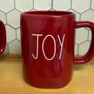 Red JOY Rae Dunn Mug - Christmas Mug